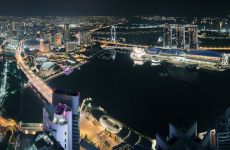 singapur city panorama altitude bar