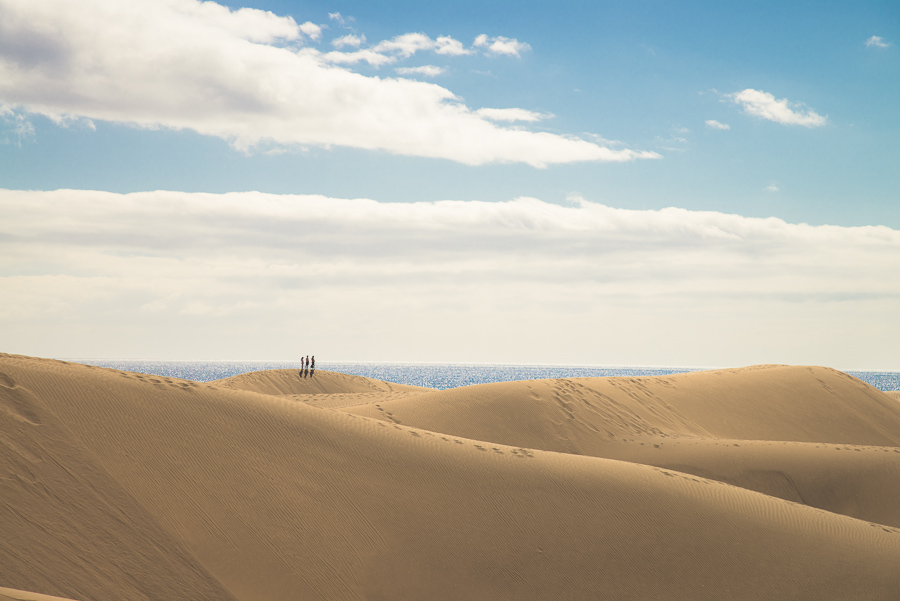 Sanddünen von Maspalomas in Gran Canaria